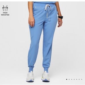 Fig Ciel Blue Scrub Pants